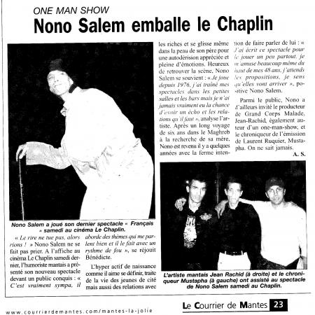 Nono Zalem emballe Mantes la jolie